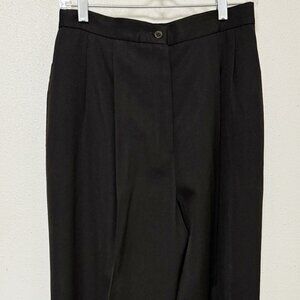 Vintage chocolate brown Oscar (De La Renta) dress slacks, size 10